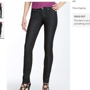 NWT AG the Legging Super Skinny Fit Jeans Sz 32 Dark Denim Stretchy Blue Deep